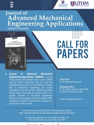 Call for Papers : JAMEA